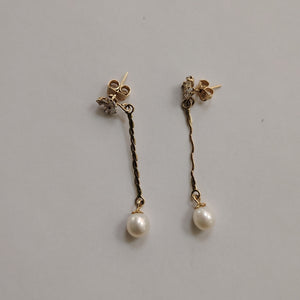 ARETES PAR ORO 14 K 1.7 GRMS (SEMINUEVO)
