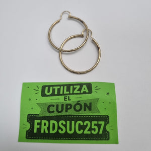 ARRACADAS PAR ORO 10 K 1,70 GRMS (SEMINUEVO)