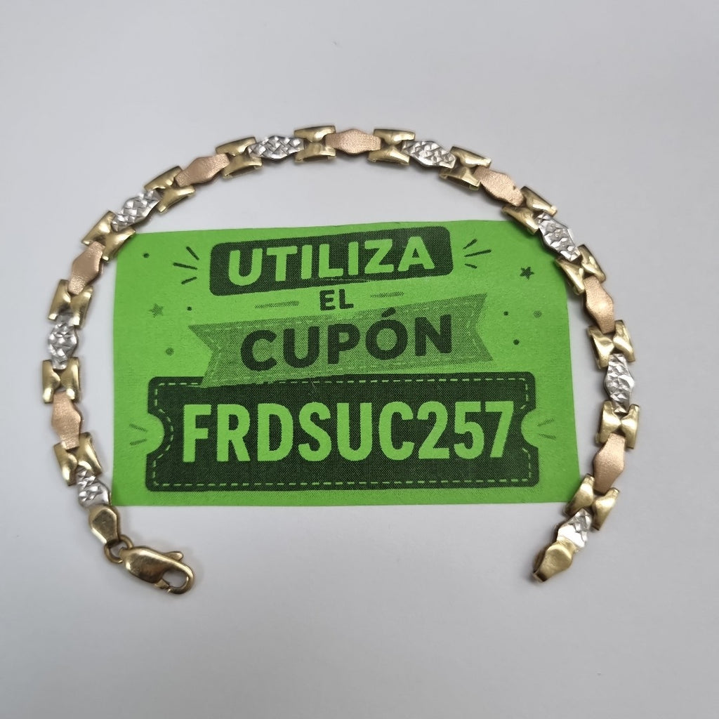 PULSERA ORO,ORO COMBINADO 10 K 4,40 GRMS (SEMINUEVO)