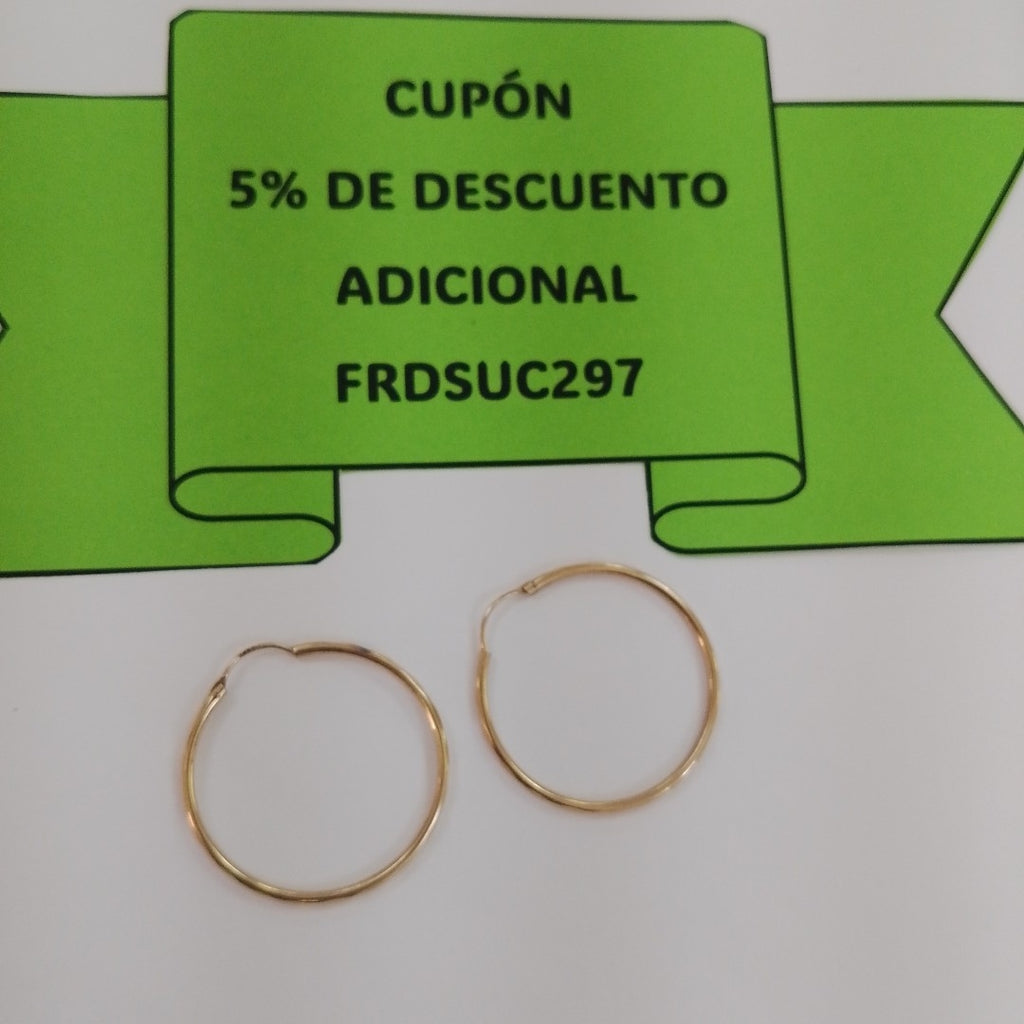 ARRACADAS PAR ORO 10 K 1,90 GRMS (SEMINUEVO)