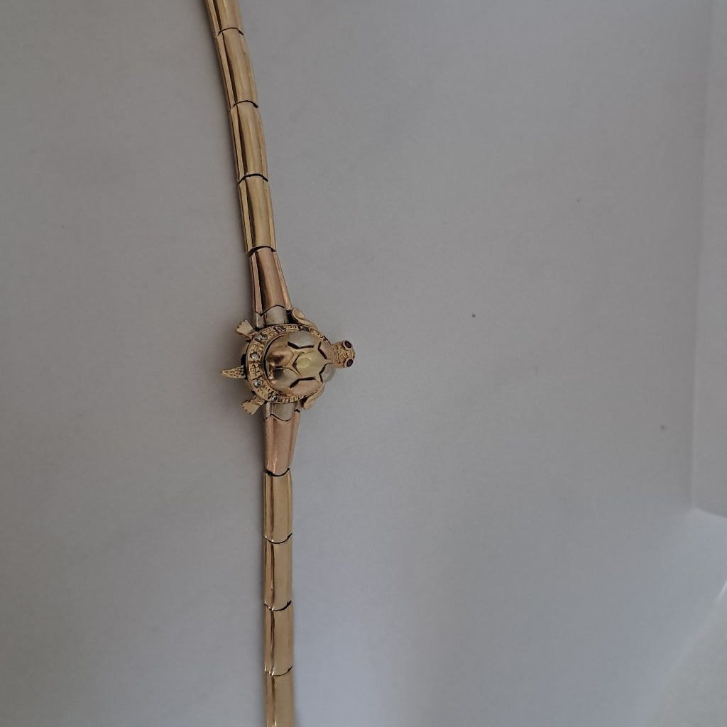 PULSERA ORO COMBINADO 14 K 19,30 GRMS (SEMINUEVO)