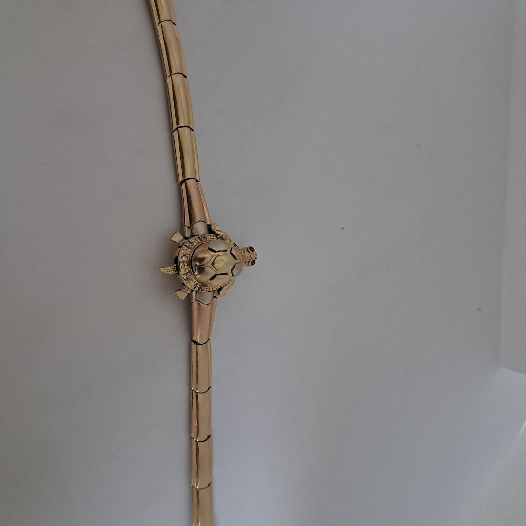 PULSERA ORO COMBINADO 14 K 19,30 GRMS (SEMINUEVO)