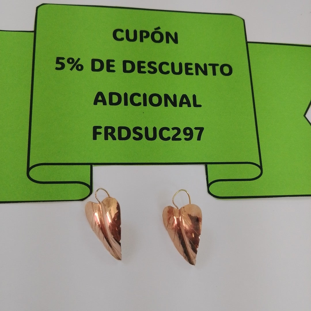 ARETES PAR ORO 10 K 0,90 GRMS (SEMINUEVO)