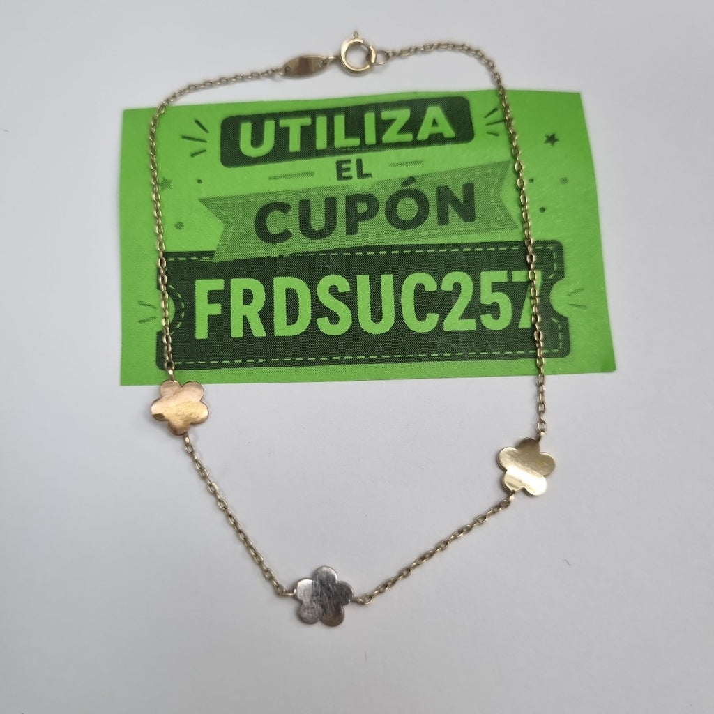 PULSERA ORO,ORO COMBINADO 10 K 1,60 GRMS (SEMINUEVO)