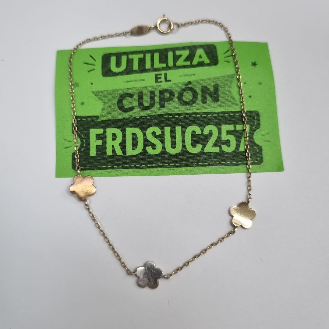 PULSERA ORO,ORO COMBINADO 10 K 1,60 GRMS (SEMINUEVO)