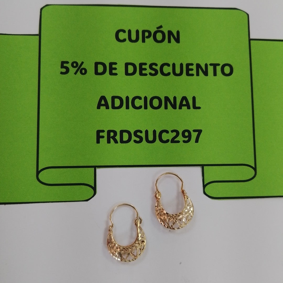 ARRACADAS PAR ORO 10 K 1,60 GRMS (SEMINUEVO)