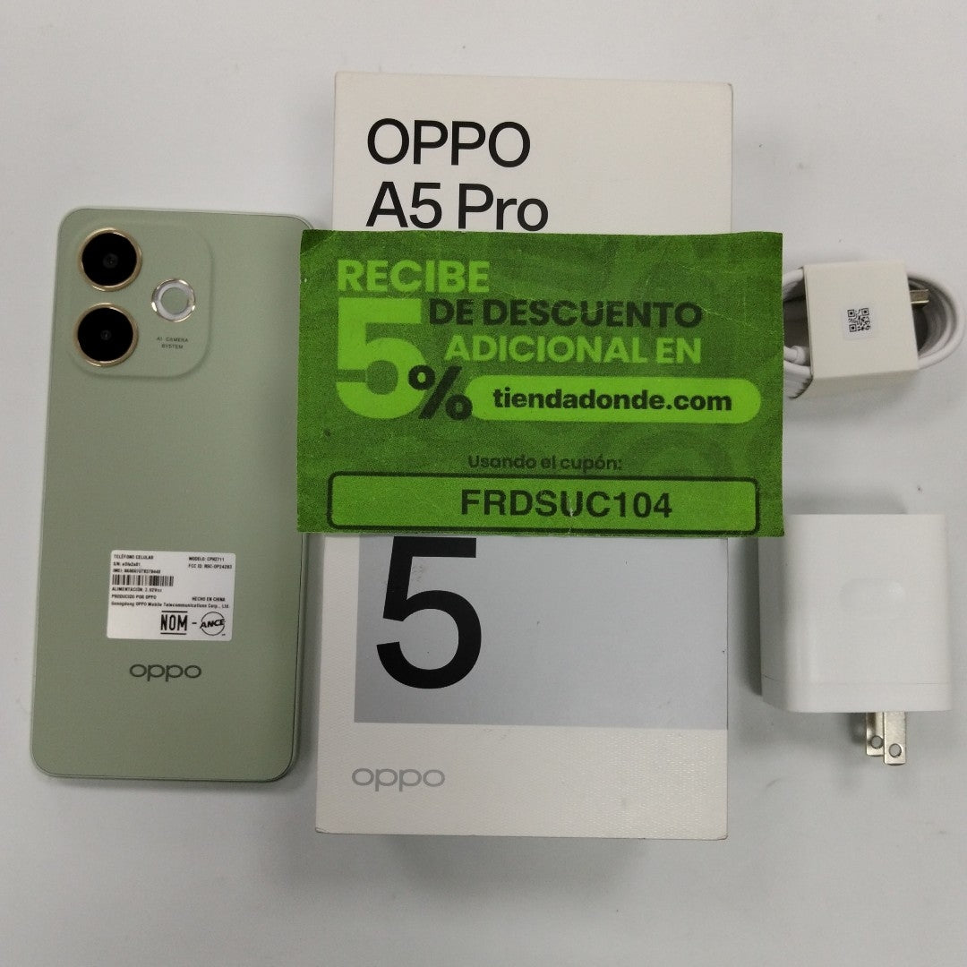 CELULAR OPPO A5 PRO CPH2711 (2025) 256 GB 8 GB RAM (SEMINUEVO)