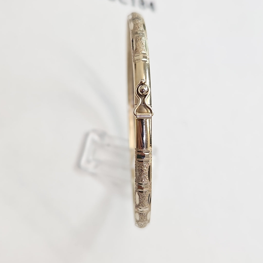 PULSERA RIGIDA ORO 14 K 3.9 GRMS (SEMINUEVO)