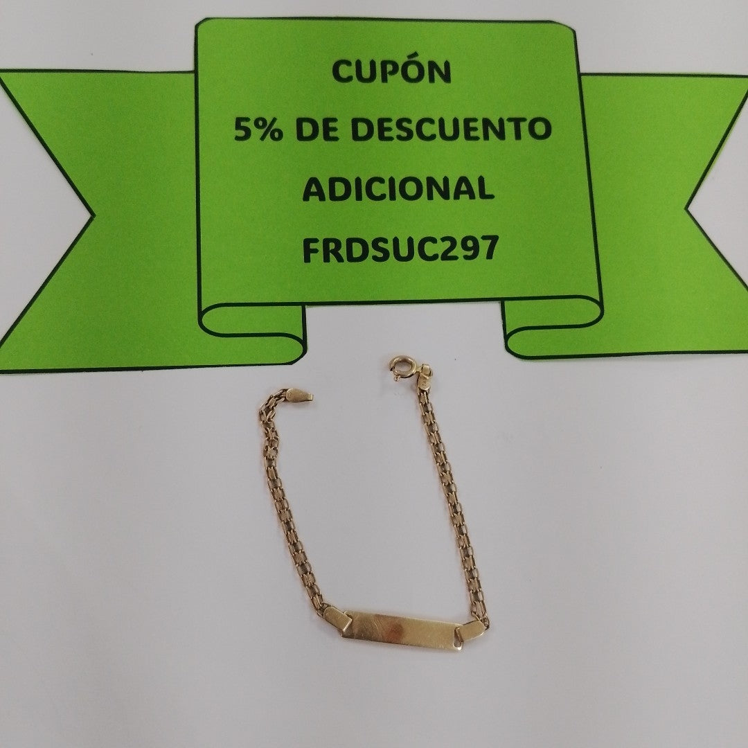 ESCLAVA ORO 14 K 2,60 GRMS (SEMINUEVO)