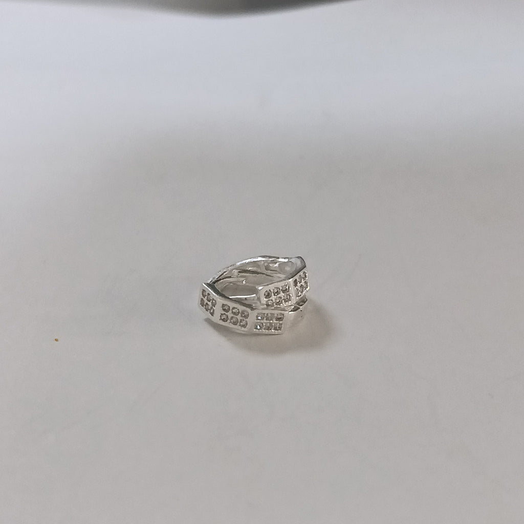 ARRACADAS C/CIRCONIAS PLATA .925 2.5 GR (NUEVO)