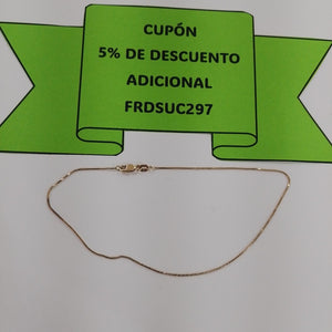 CADENA ORO 14 K 1,40 GRMS (SEMINUEVO)