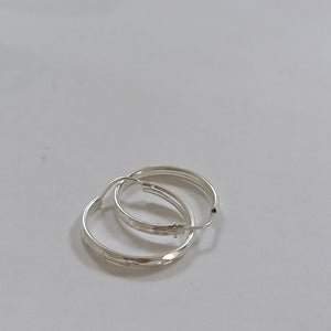 PAR ARRACADAS FACETADA PLATA .925 2.1 GR (NUEVO)