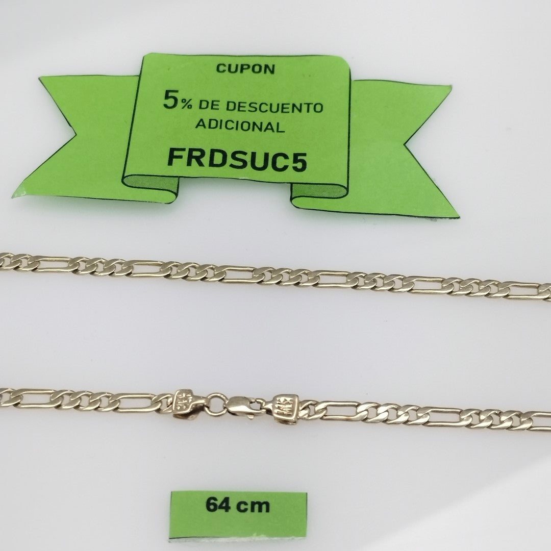 CADENA ORO 14 K 16.8 GRMS (SEMINUEVO)