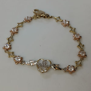 PULSERA ORO,ORO COMBINADO 14 K 6,20 GRMS (SEMINUEVO)