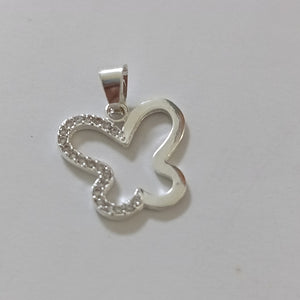 DIJE MARIPOSA C/CIRCONIAS PLATA .925 2.4 GR (NUEVO)