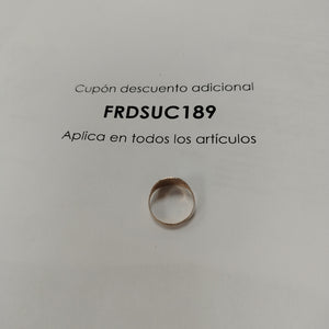 ANILLO DE GRADUACIÓN ORO 8 K 1.1 GRMS (SEMINUEVO)