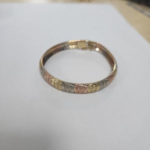 PULSERA ORO COMBINADO 14 K 18,20 GRMS (SEMINUEVO)