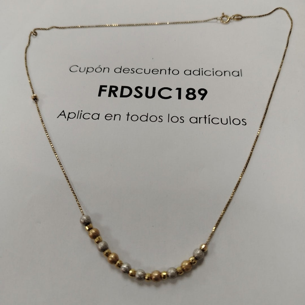 CADENA ORO 10 K 3.6 GRMS (SEMINUEVO)