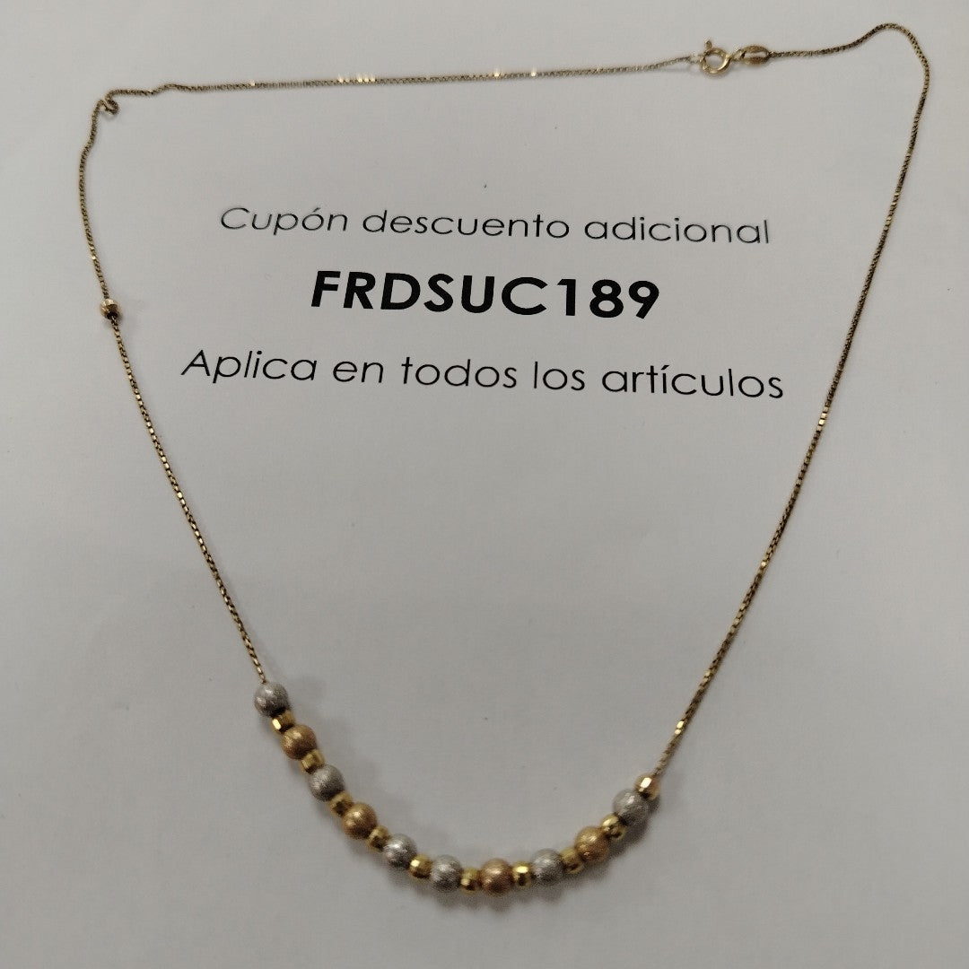 CADENA ORO 10 K 3.6 GRMS (SEMINUEVO)