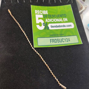PULSERA ORO, ORO COMBINADO 14 K 6.8 GRMS (SEMINUEVO)