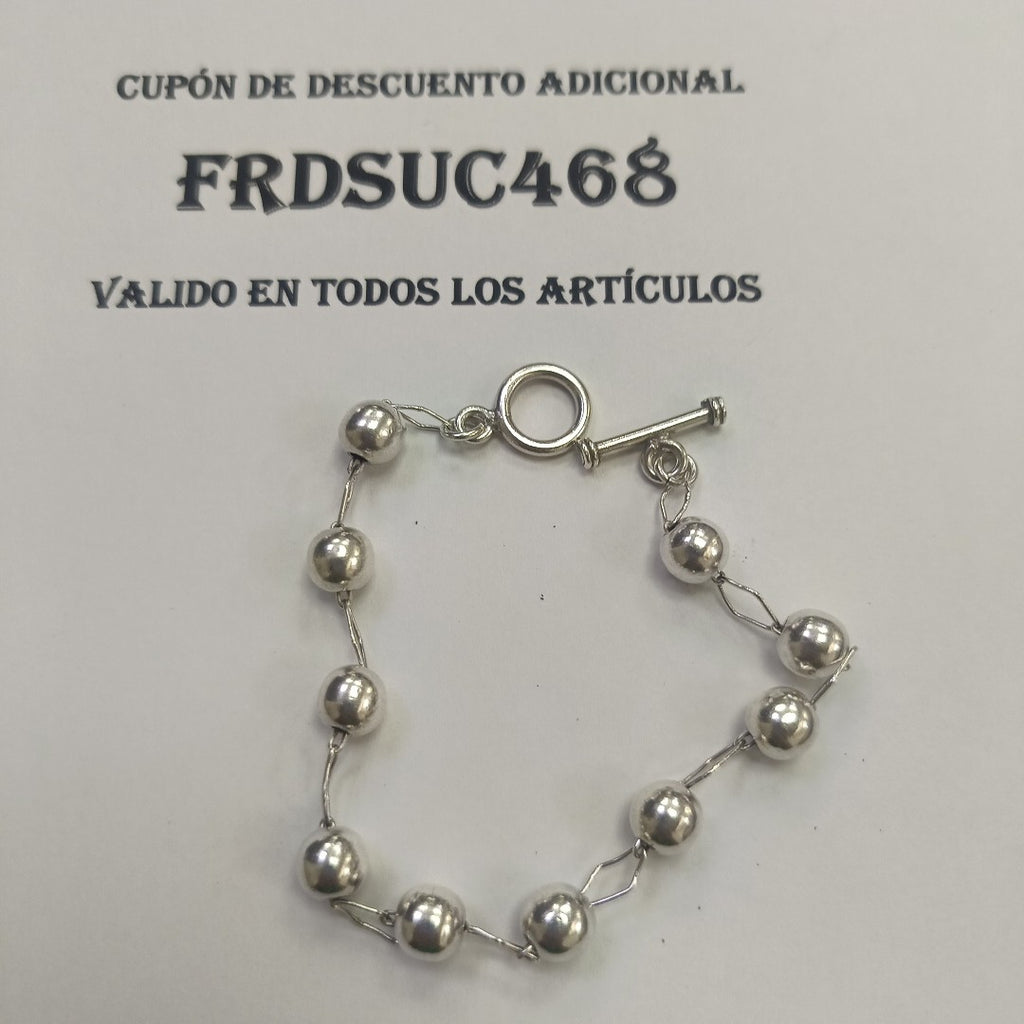 PULSERA PLATA 12.9 GRMS (SEMINUEVO)