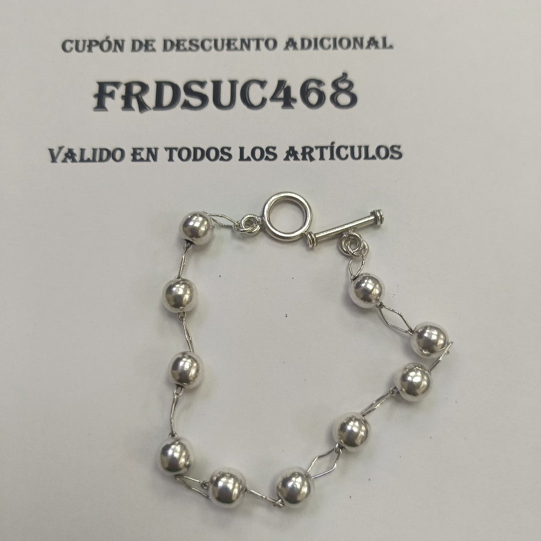 PULSERA PLATA 12.9 GRMS (SEMINUEVO)