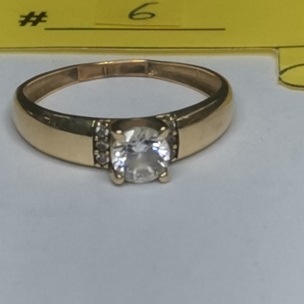 SOLITARIO ORO 14 K 1.5 GRMS (SEMINUEVO)