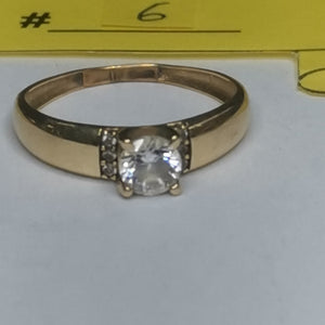 SOLITARIO ORO 14 K 1.5 GRMS (SEMINUEVO)