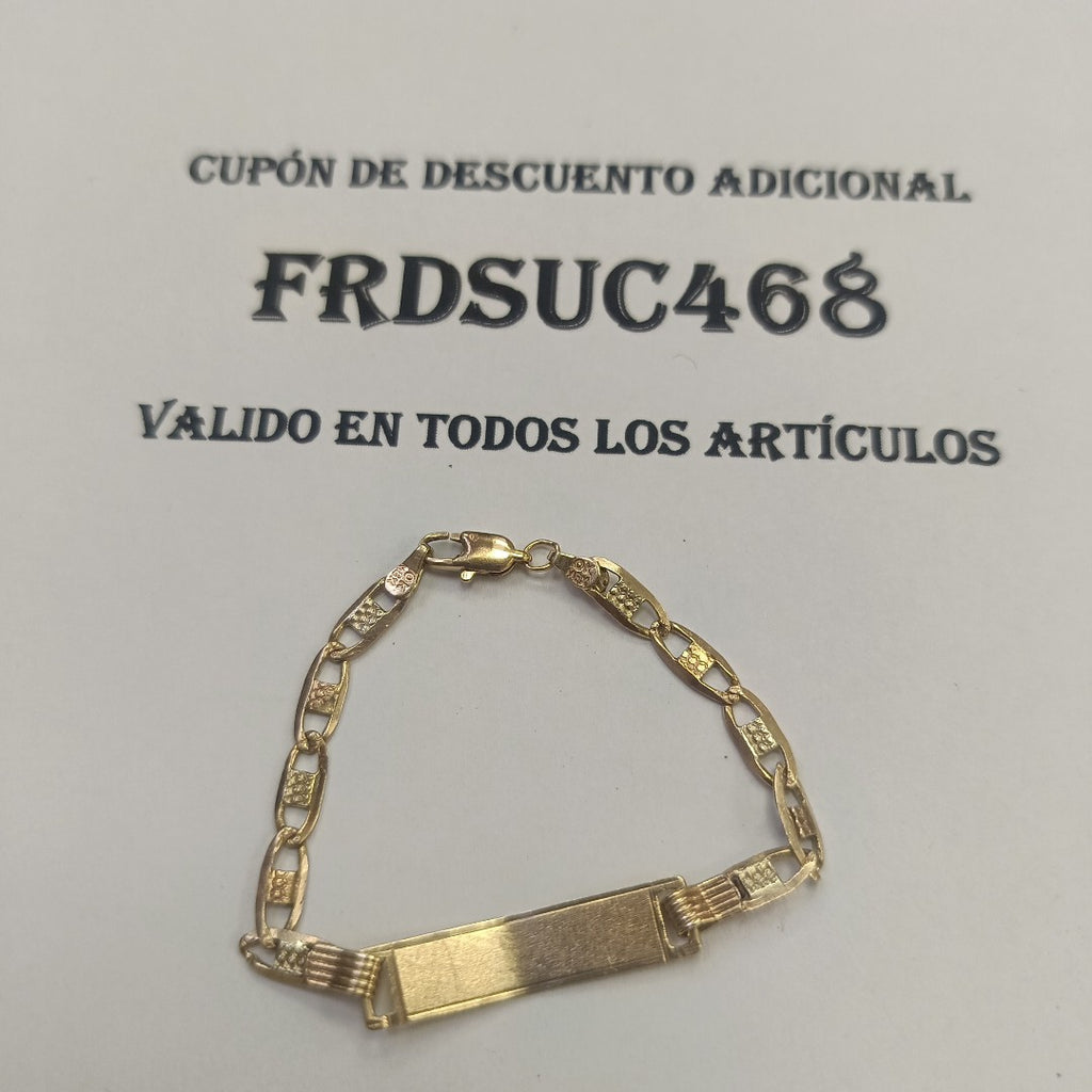 ESCLAVA ORO COMBINADO 10 K 4,00 GRMS (SEMINUEVO)