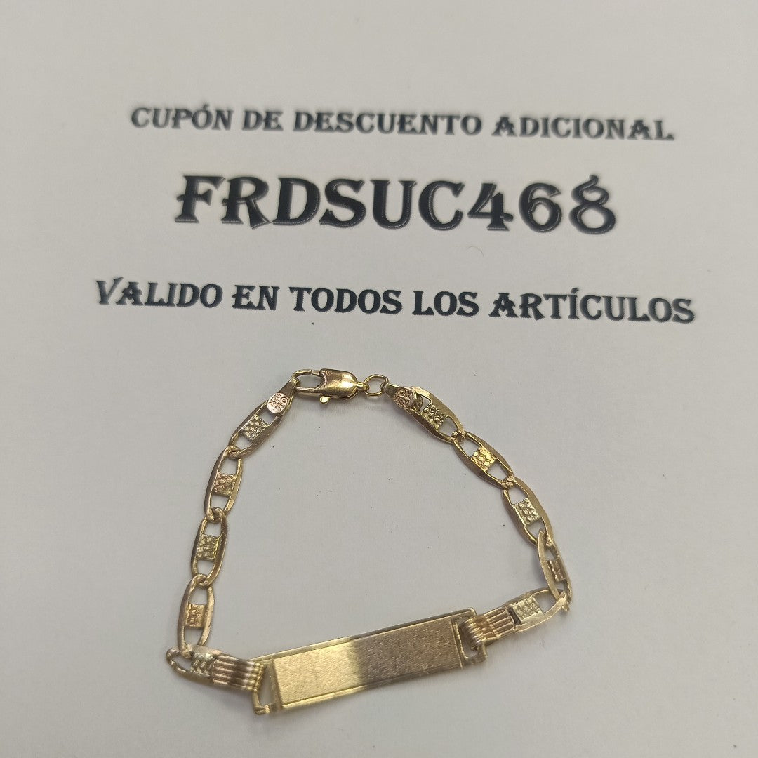 ESCLAVA ORO COMBINADO 10 K 4,00 GRMS (SEMINUEVO)
