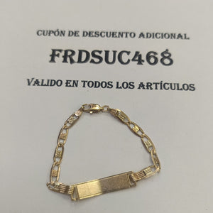 ESCLAVA ORO COMBINADO 10 K 4,00 GRMS (SEMINUEVO)