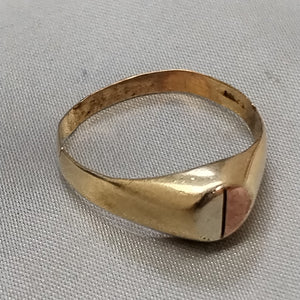 ANILLO ORO 10 K 2.5 GRMS (SEMINUEVO)