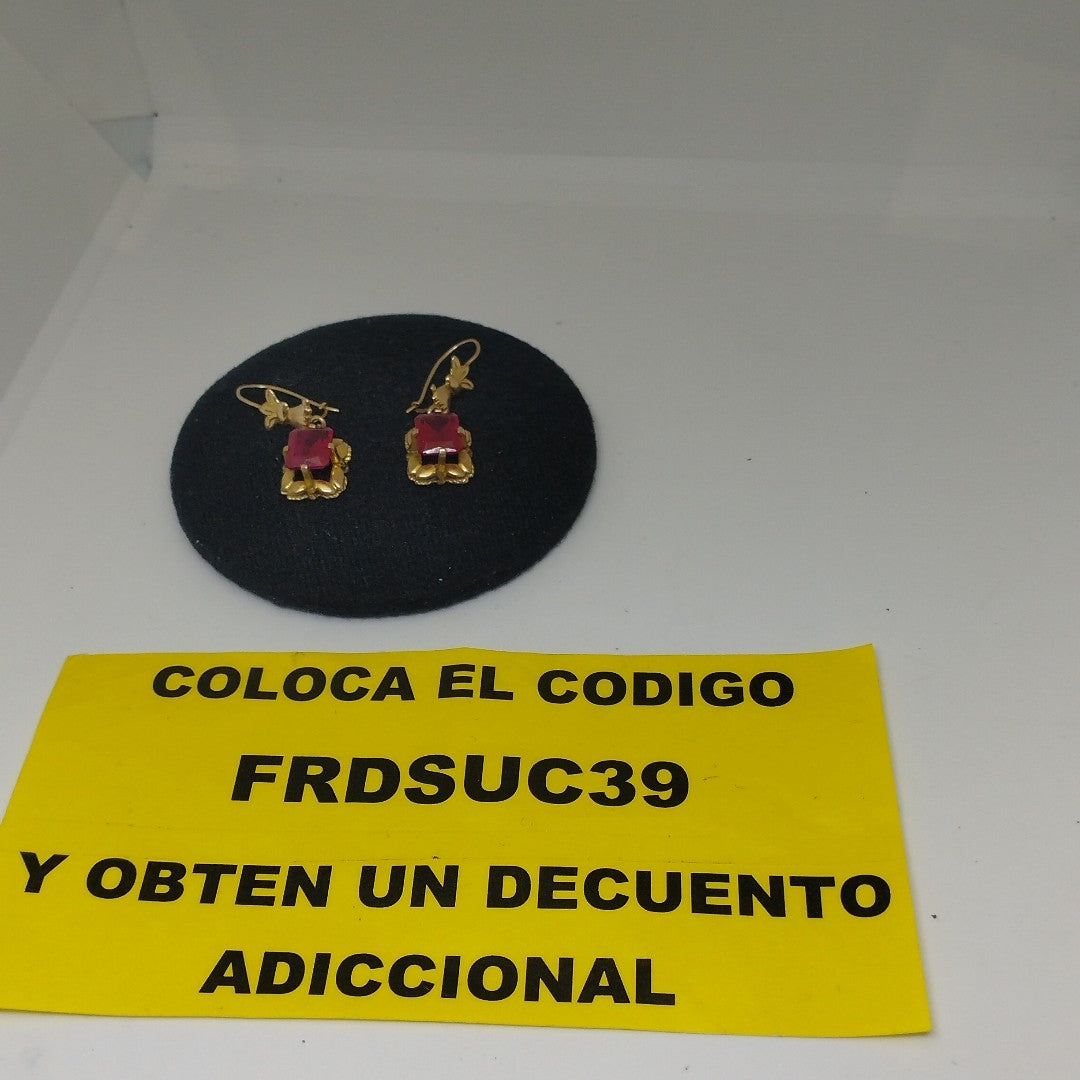 ARETES PAR ORO 8 K 6.6 GRMS (SEMINUEVO)