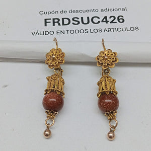 ARETES PAR ORO 8 K 7.8 GRMS (SEMINUEVO)
