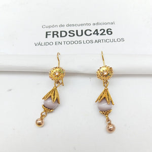 ARETES PAR ORO 8 K 4.2 GRMS (SEMINUEVO)