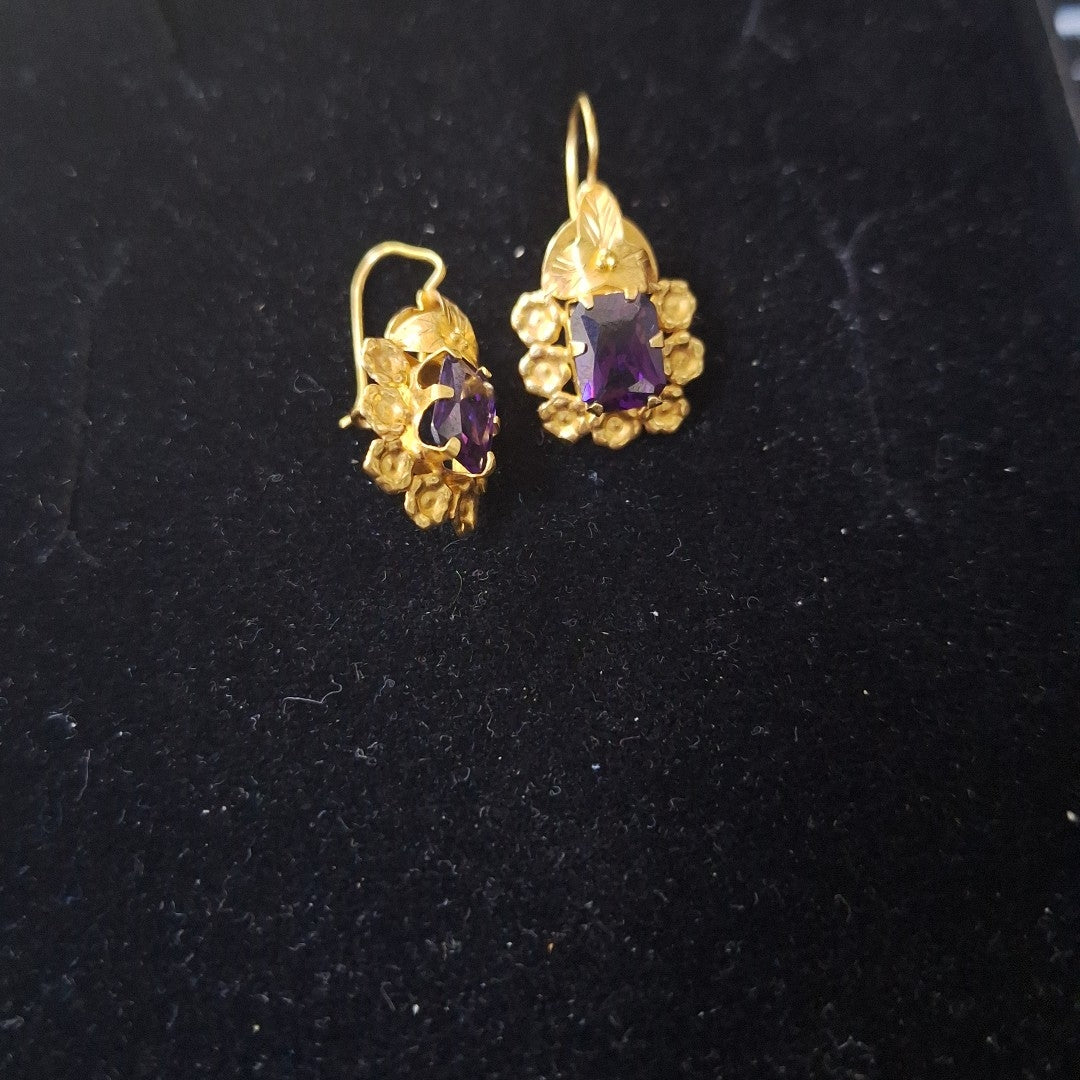 ARETES PAR ORO 18 K 3,00 GRMS (SEMINUEVO)