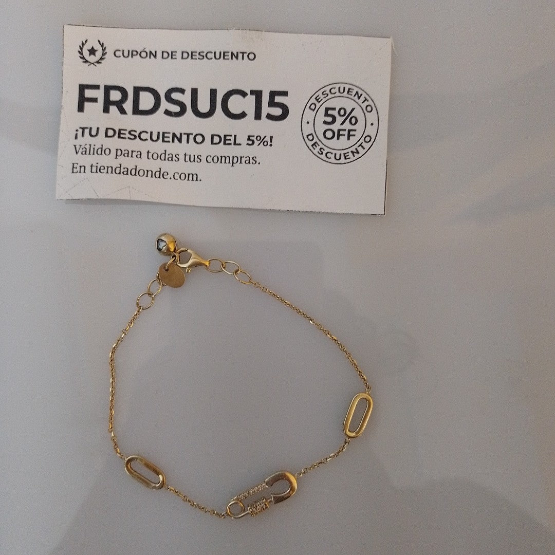 PULSERA ORO 14 K 3.2 GRMS (SEMINUEVO)