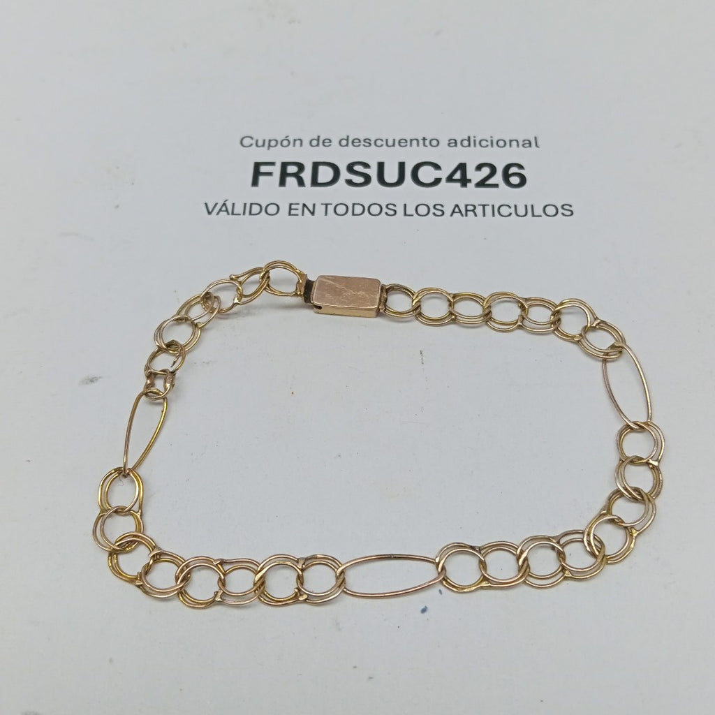 PULSERA ORO 10 K 3.6 GRMS (SEMINUEVO)