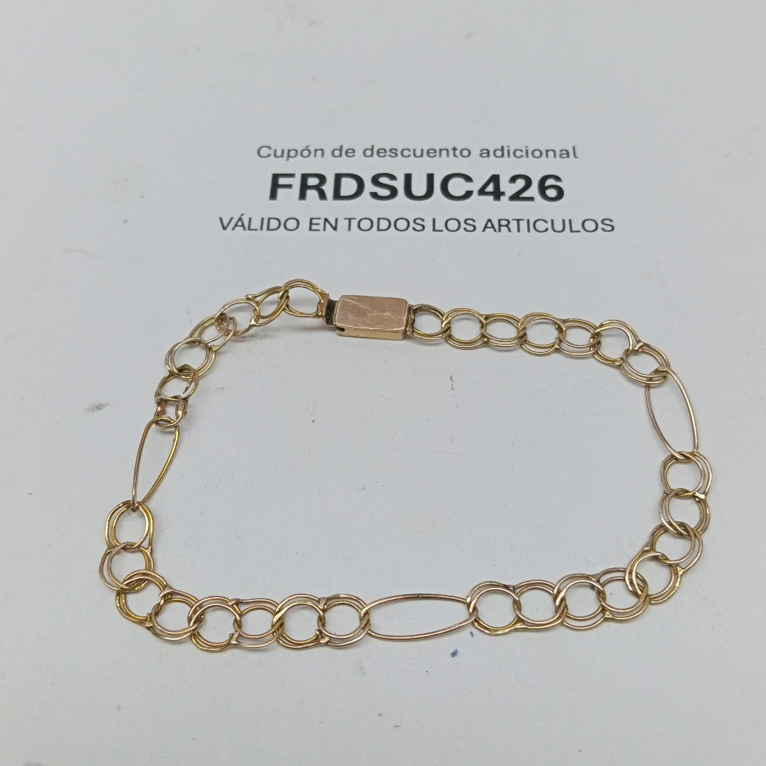 PULSERA ORO 10 K 3.6 GRMS (SEMINUEVO)