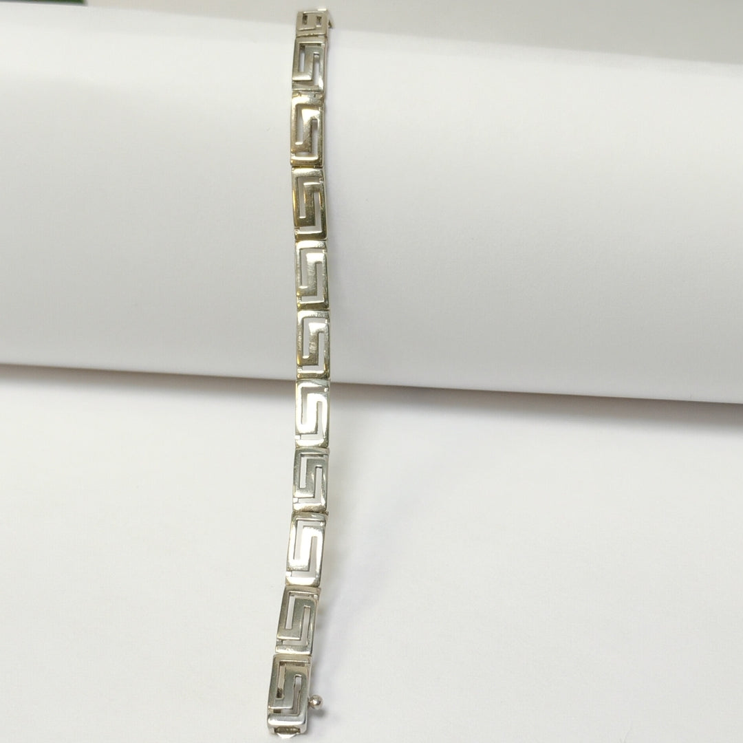 PULSERA ORO BLANCO 14 K 7.7 GRMS (SEMINUEVO)