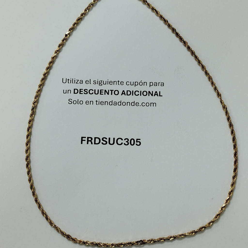 CADENA ORO 10 K 16.3 GRMS (SEMINUEVO)