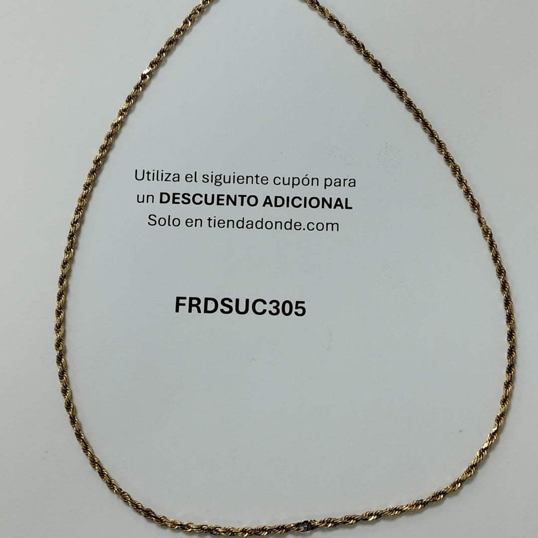 CADENA ORO 10 K 16.3 GRMS (SEMINUEVO)