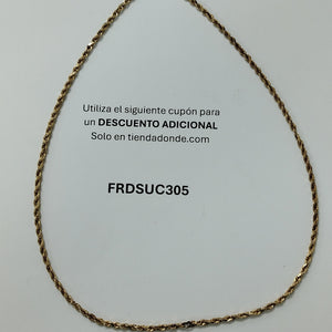 CADENA ORO 10 K 16.3 GRMS (SEMINUEVO)