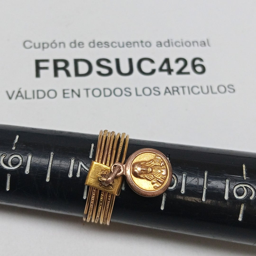 SEMANARIO DE ARGOLLAS ORO 10 K 2.9 GRMS (SEMINUEVO)