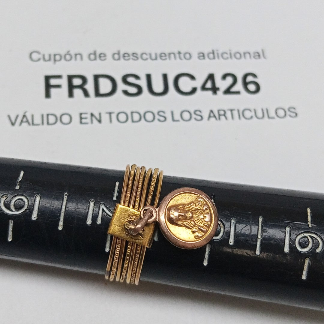 SEMANARIO DE ARGOLLAS ORO 10 K 2.9 GRMS (SEMINUEVO)