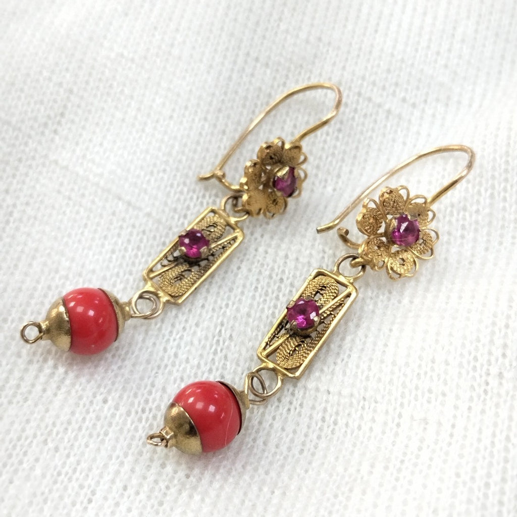 ARETES PAR ORO 10 K 5 GRMS (SEMINUEVO)