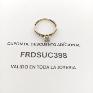 SOLITARIO ORO 10 K 2 GRMS (SEMINUEVO)