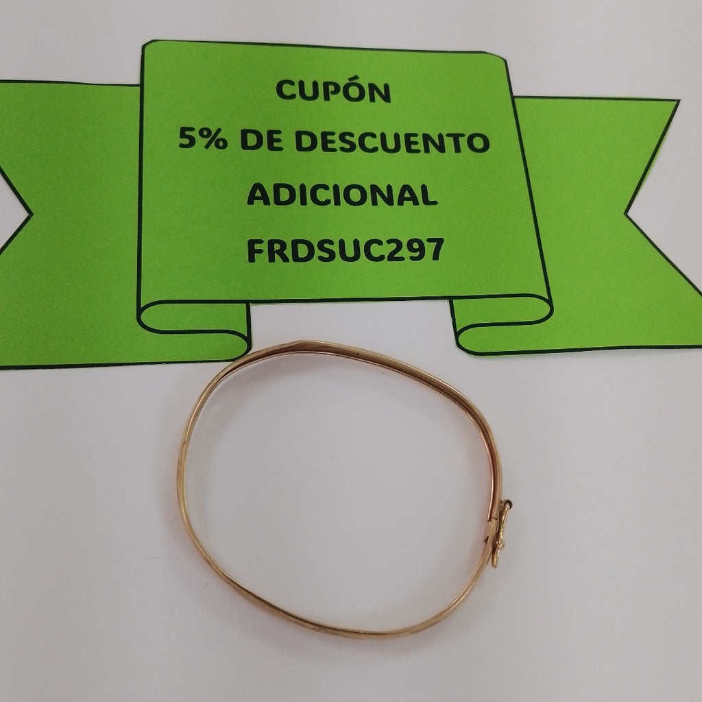 PULSERA RIGIDA ORO 10 K 4,10 GRMS (SEMINUEVO)