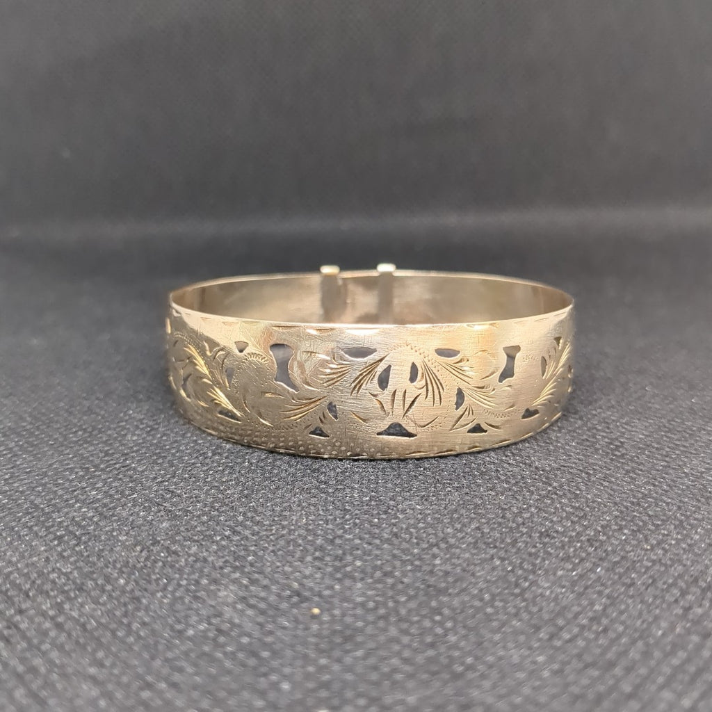 PULSERA RIGIDA ORO 8 K 12.6 GRMS (SEMINUEVO)