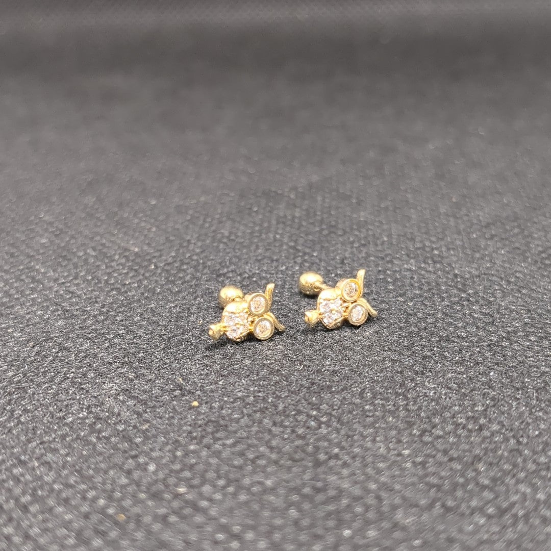 BROQUELES PAR ORO 14 K 1 GRMS (SEMINUEVO)